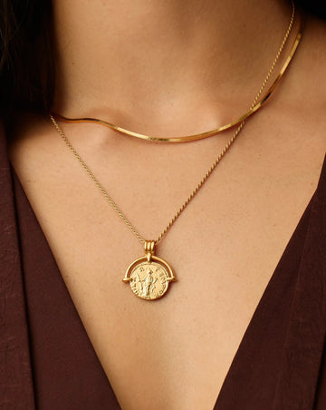 Lucy Williams Roman Arc & Snake Necklace Set | 18k Gold Plated / 18k Gold Plated Vermeil Necklaces Missoma 