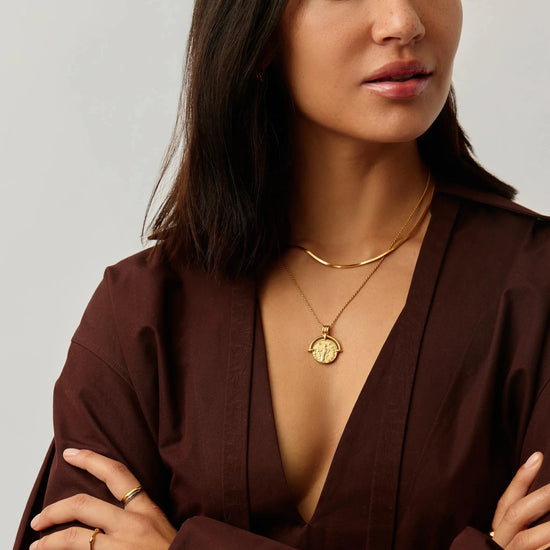 Lucy Williams Roman Arc & Snake Necklace Set | 18k Gold Plated / 18k Gold Plated Vermeil Necklaces Missoma 