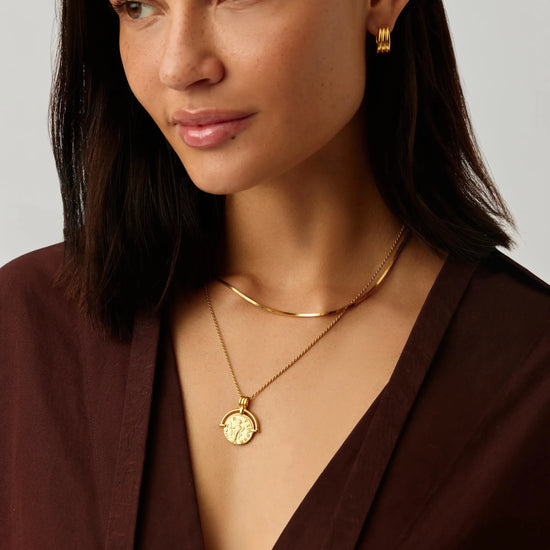 Lucy Williams Roman Arc & Snake Necklace Set | 18k Gold Plated / 18k Gold Plated Vermeil Necklaces Missoma 