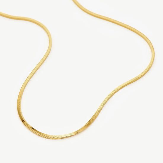 Lucy Williams Short Square Snake Chain Necklace Necklaces Missoma 