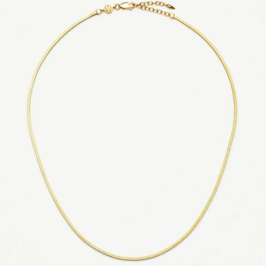 Lucy Williams Short Square Snake Chain Necklace Necklaces Missoma 