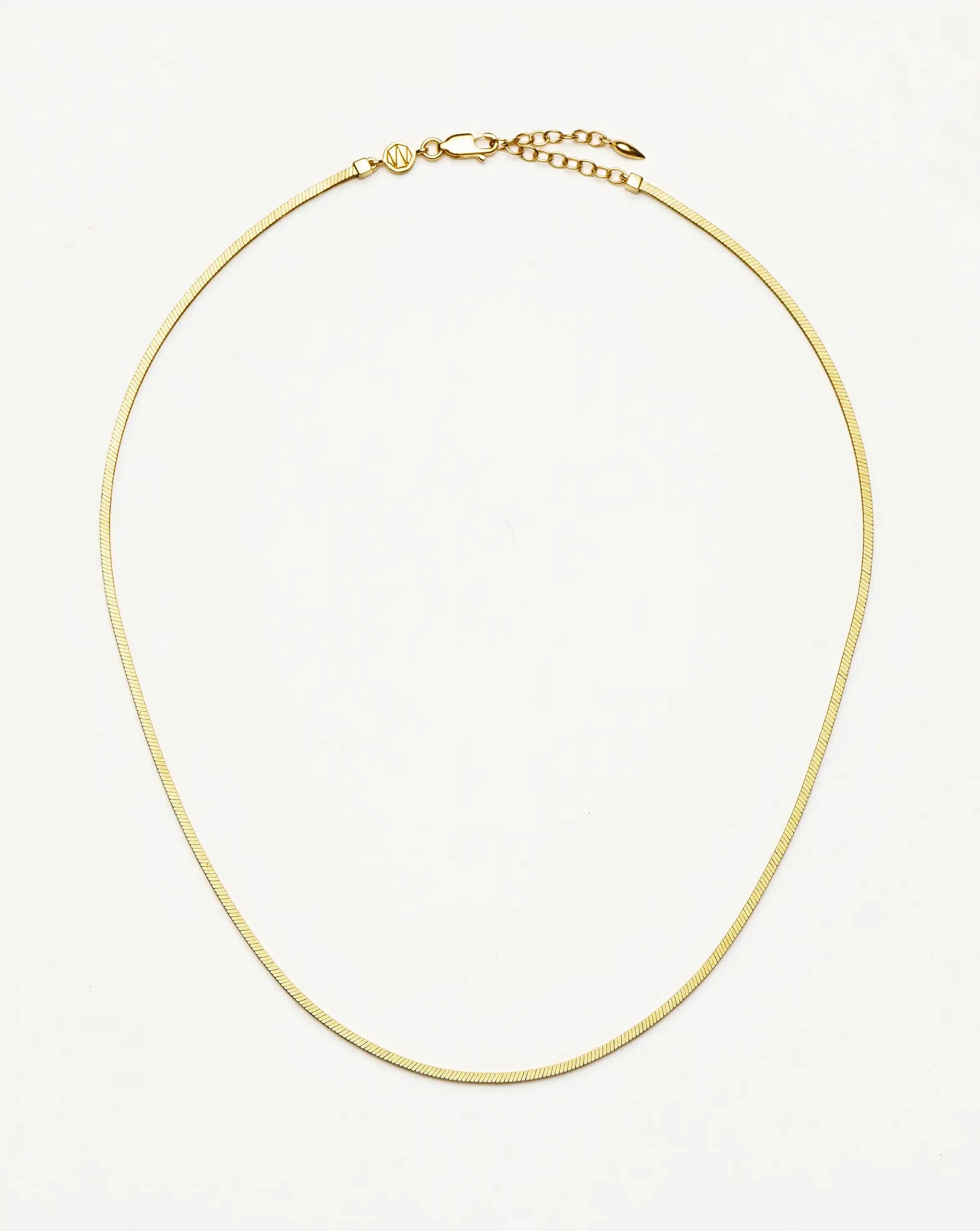 Lucy Williams Square Snake Chain Necklace
