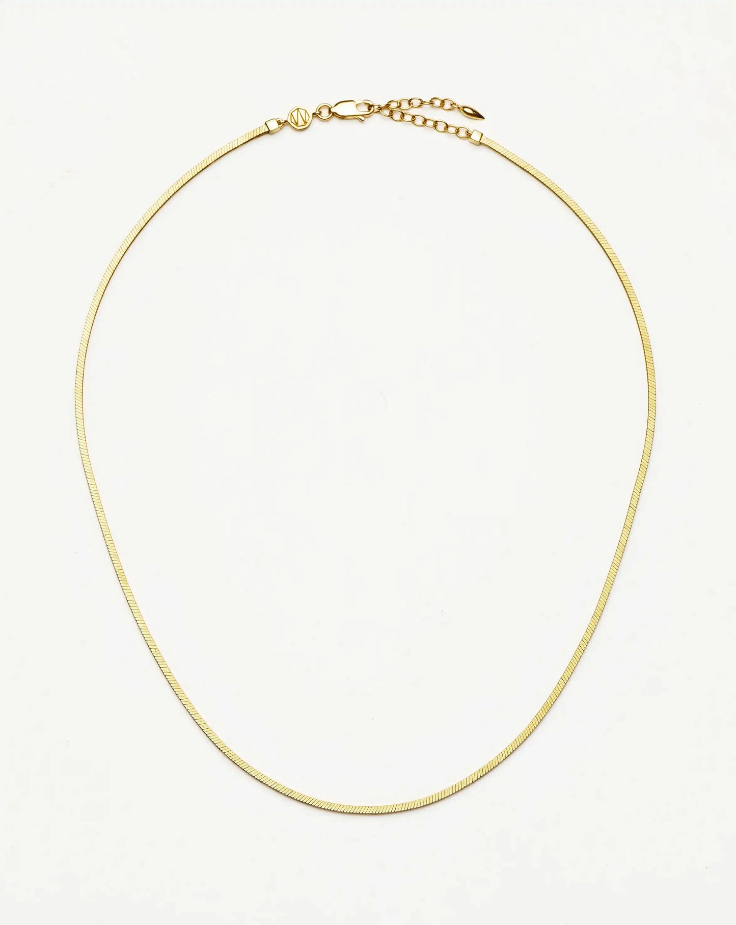 Lucy Williams Short Square Snake Chain Necklace Necklaces Missoma 
