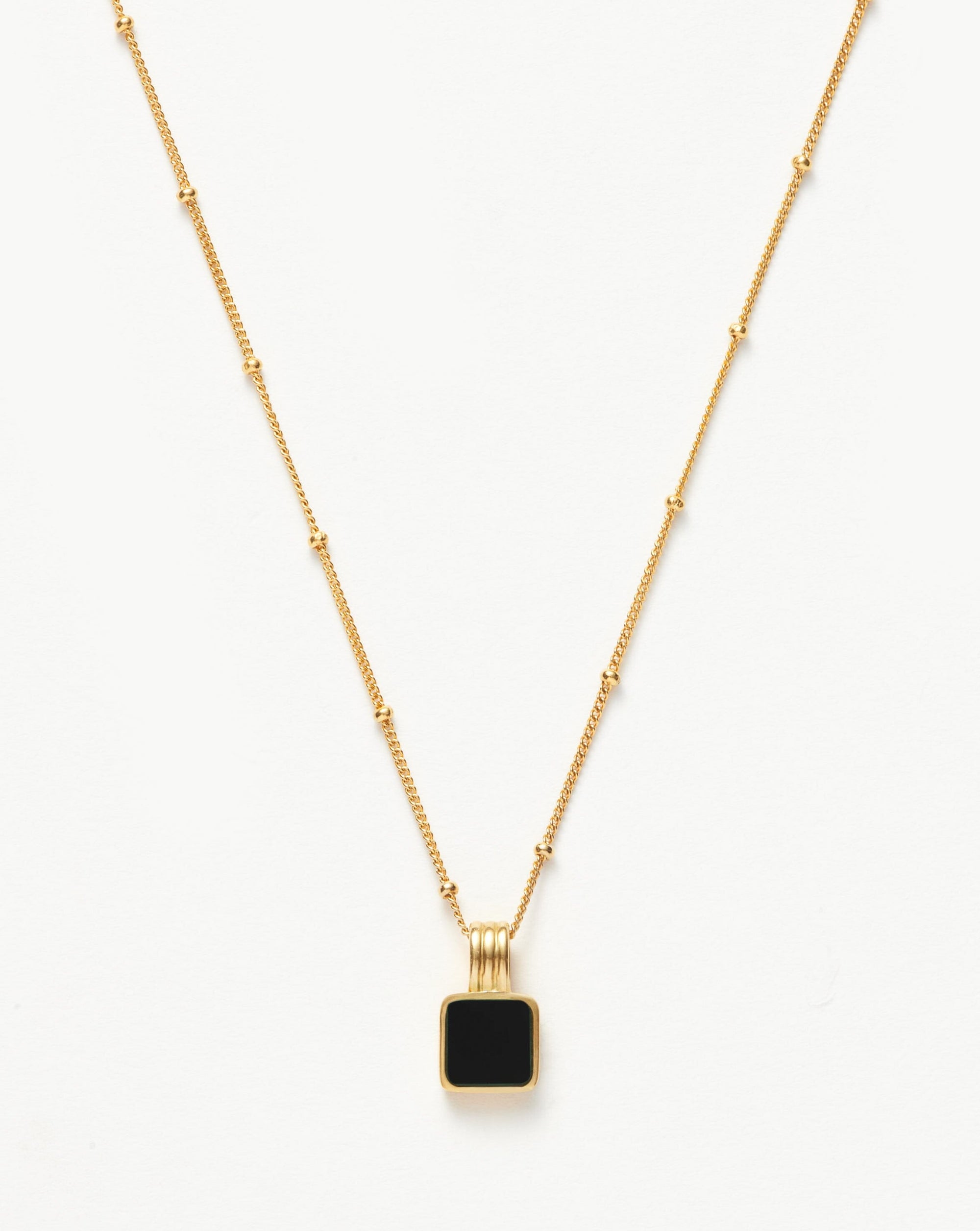 Ridge Heart Charm Necklace | 18ct Gold Plated | Barbiecore | Missoma