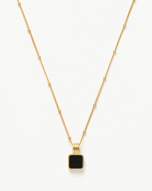 Ridge Heart Charm Necklace | 18ct Gold Plated | Barbiecore | Missoma