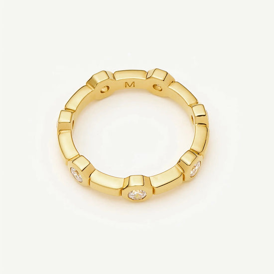 Lucy Williams Stackable Tennis Ring | 18k Gold Plated Rings Missoma 