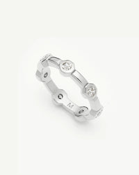 Lucy Williams Stackable Tennis Ring | Silver Plated Rings Missoma 