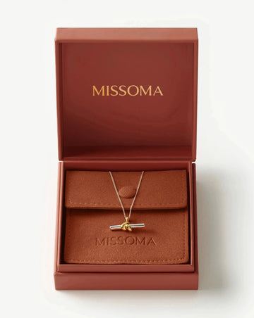 Lucy Williams T-Bar Knot Pendant Necklace | Mixed Metal Necklaces Missoma 