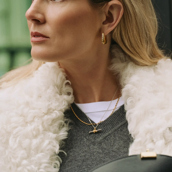 Lucy Williams T-Bar Knot Pendant Necklace | Mixed Metal Necklaces Missoma 