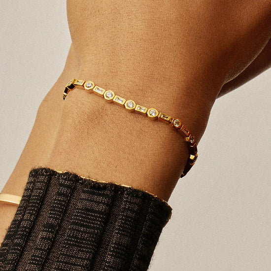 Lucy Williams Tennis Bracelet | 18k Gold Vermeil Bracelets Missoma 