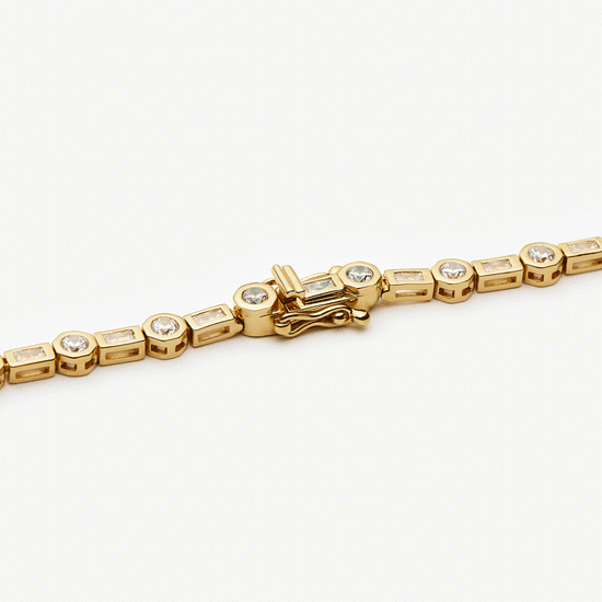 Lucy Williams Tennis Bracelet | 18k Gold Vermeil Bracelets Missoma 