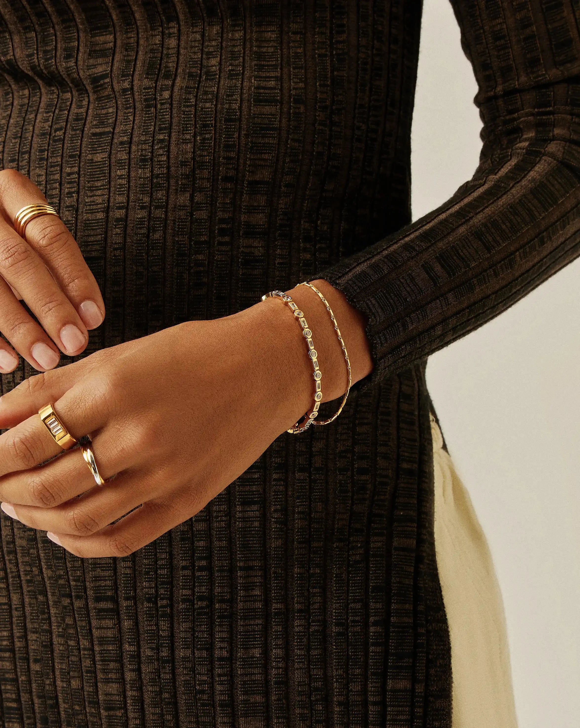 Lucy Williams Tennis Bracelet | 18k Gold Vermeil Bracelets Missoma 