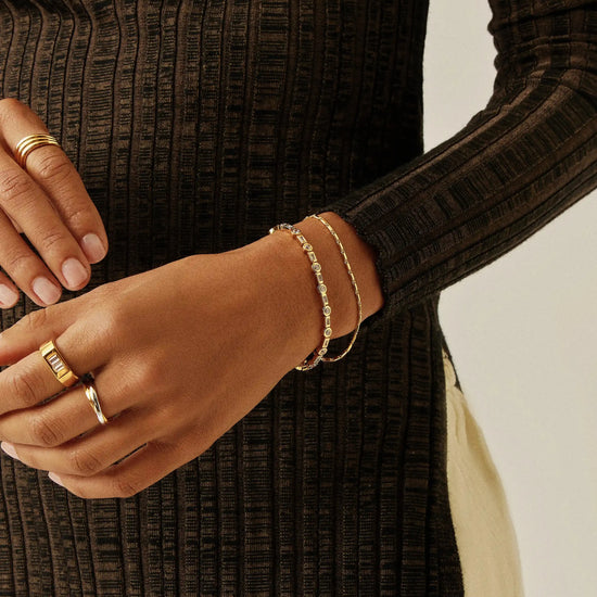 Lucy Williams Tennis Bracelet | 18k Gold Vermeil Bracelets Missoma 