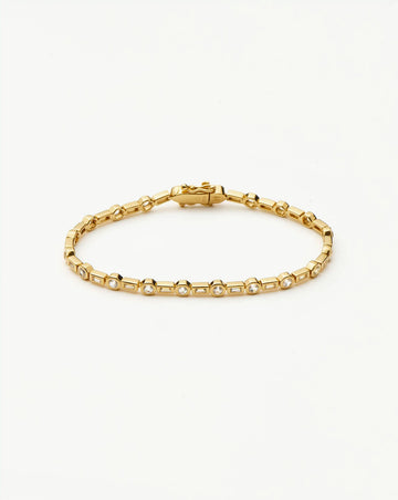 Lucy Williams Tennis Bracelet | 18k Gold Vermeil Bracelets Missoma 