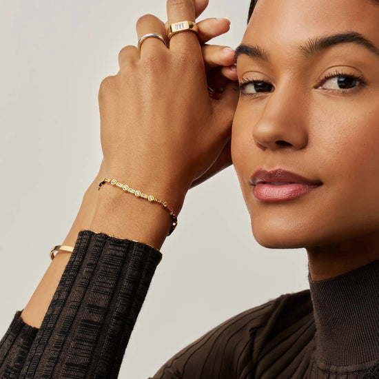 Lucy Williams Tennis Bracelet | 18k Gold Vermeil Bracelets Missoma 