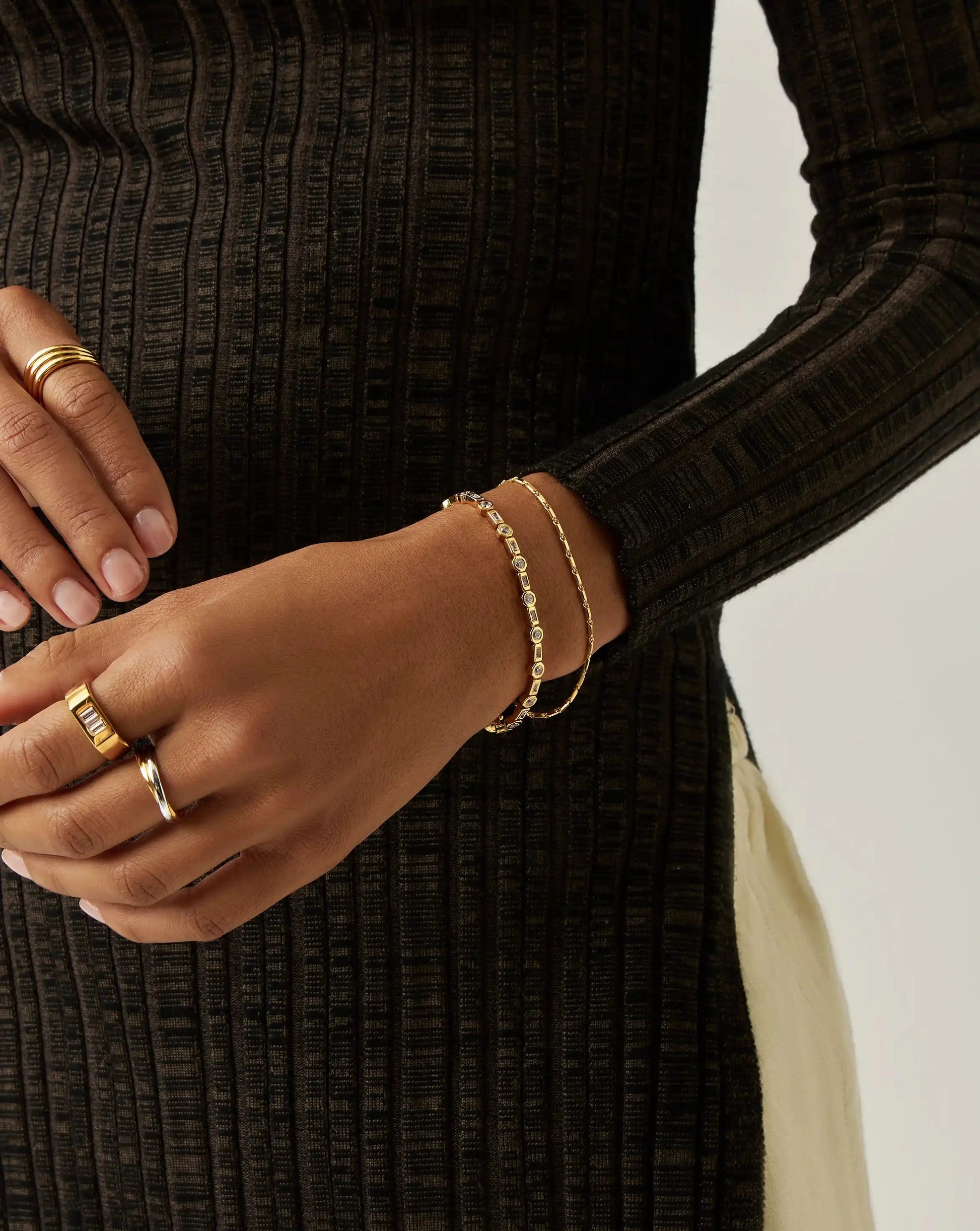 Lucy Williams Tennis Bracelet | 18k Gold Vermeil Bracelets Missoma 