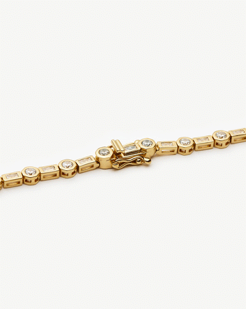 Lucy Williams Tennis Bracelet | 18k Gold Vermeil Bracelets Missoma 