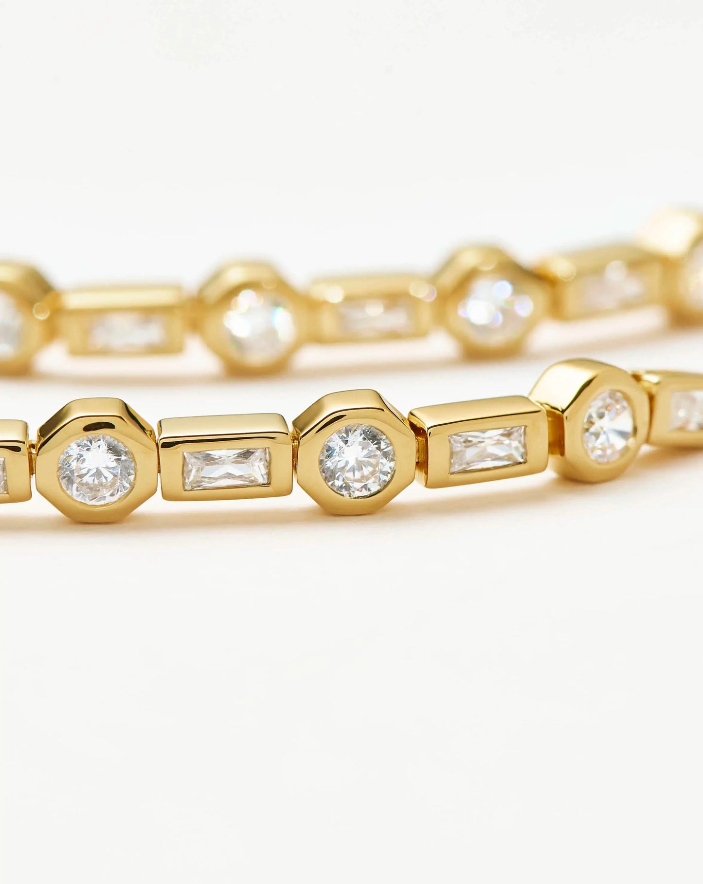 Lucy Williams Tennis Large Drop Earrings | 18k Gold Vermeil Earrings Missoma 