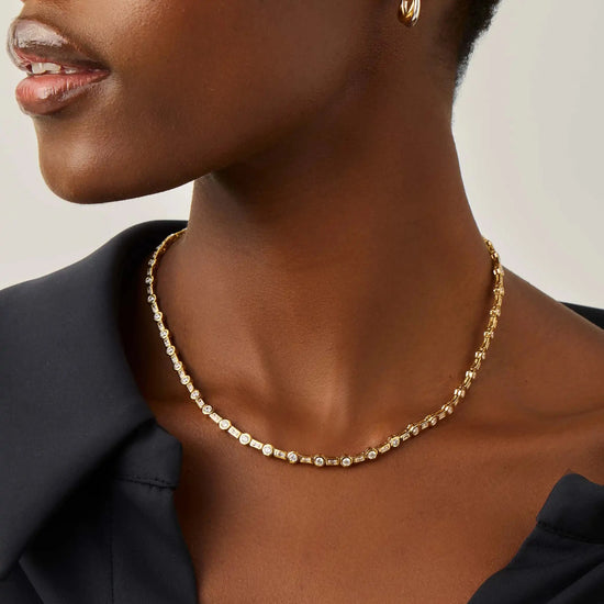 Lucy Williams Tennis Necklace | 18k Gold Plated Necklaces Missoma 