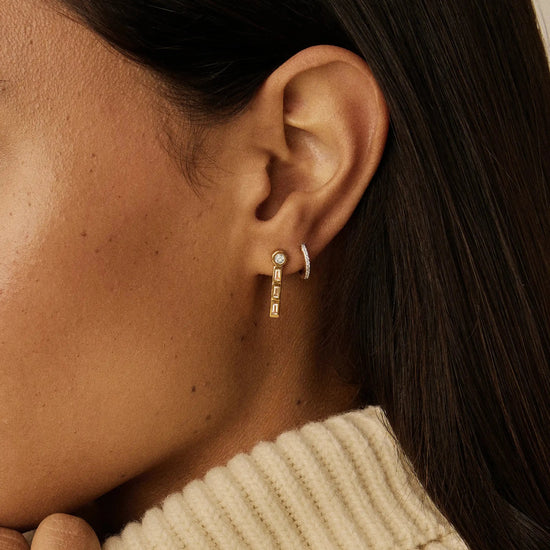 Lucy Williams Tennis Small Drop Earrings | 18k Gold Vermeil Earrings Missoma 