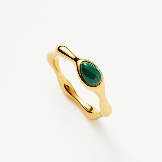 Magma Gemstone Stacking Ring | 18ct Recycled Gold Vermeil on Recycled Sterling Silver Rings Missoma 