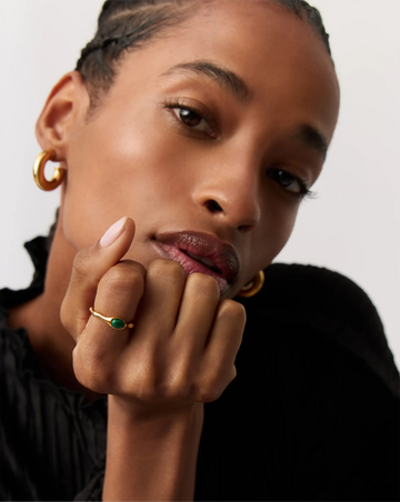 Magma Gemstone Stacking Ring | 18k Recycled Gold Vermeil on Recycled Sterling Silver Rings Missoma 