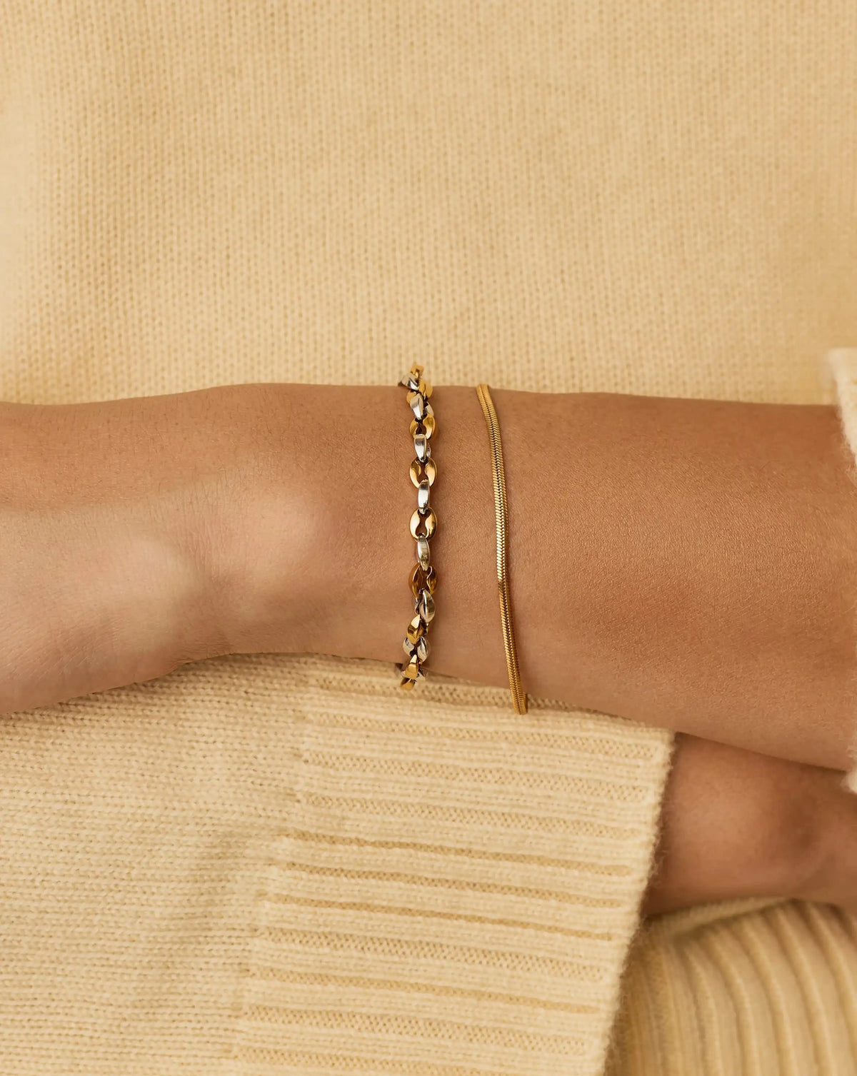 Mariner Chain Bracelet | 18k Gold Plated/Platinum Plated Bracelets Missoma 