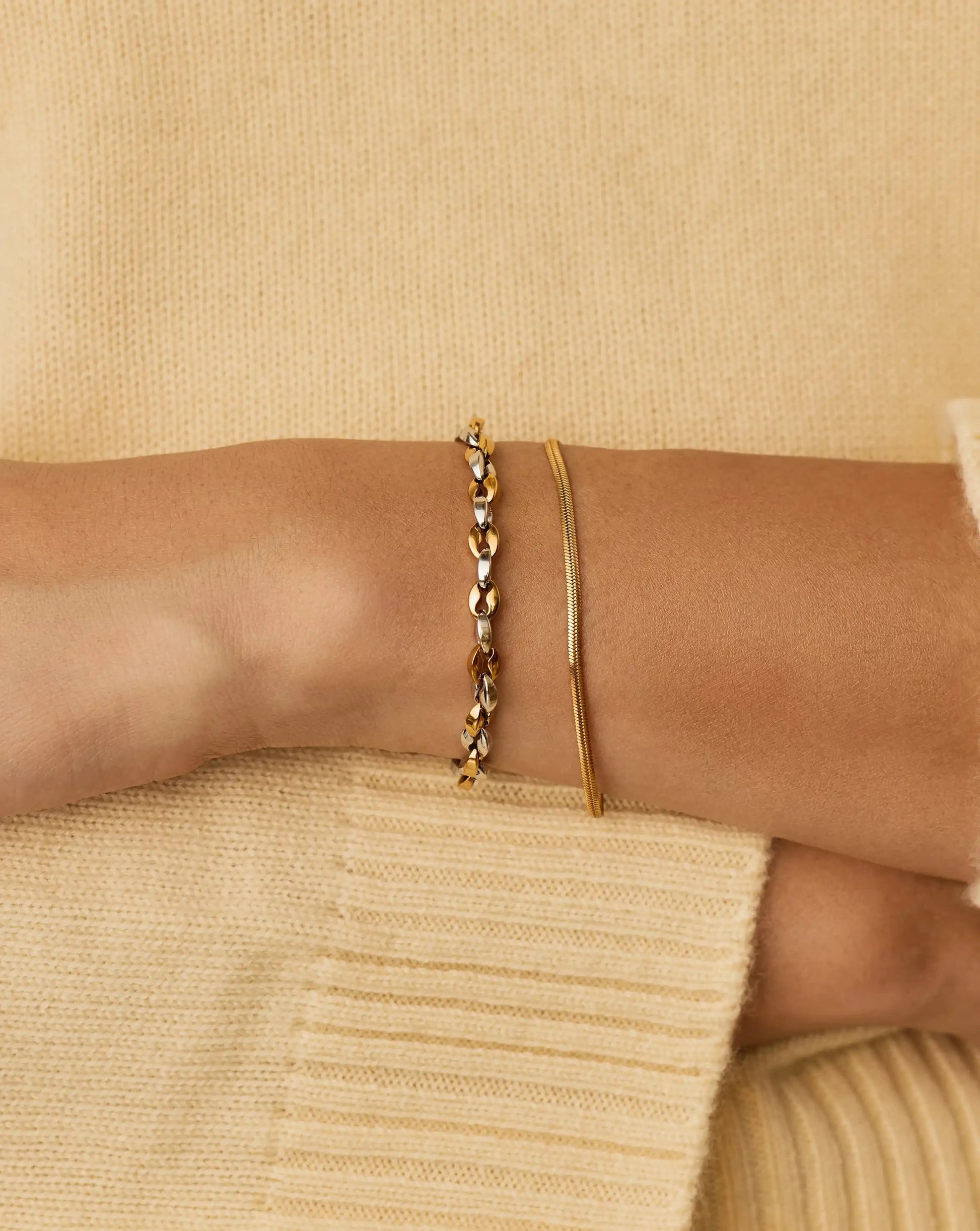 Mariner Chain Bracelet | 18k Gold Plated/Platinum Plated Bracelets Missoma 