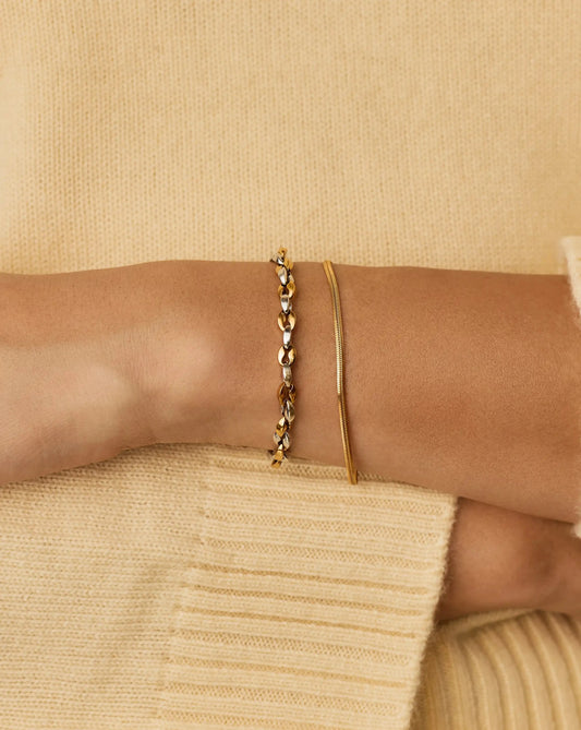 Mariner Chain Bracelet | 18k Gold Plated/Platinum Plated Bracelets Missoma 
