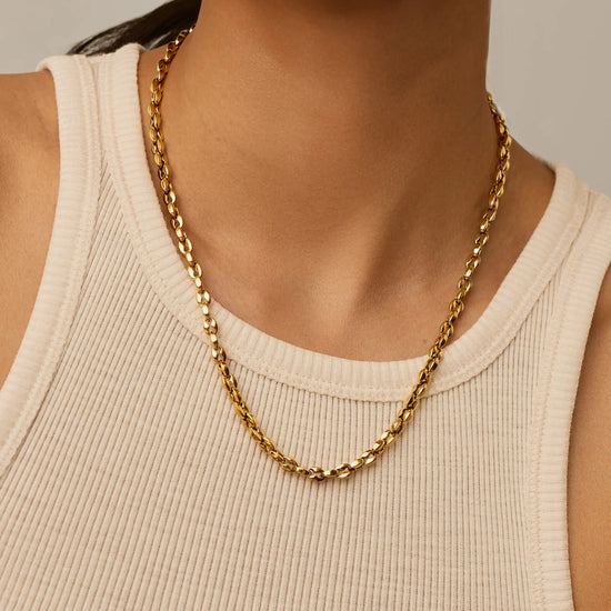 Mariner Medium Chain Necklace | 18k Gold Plated Necklaces Missoma 