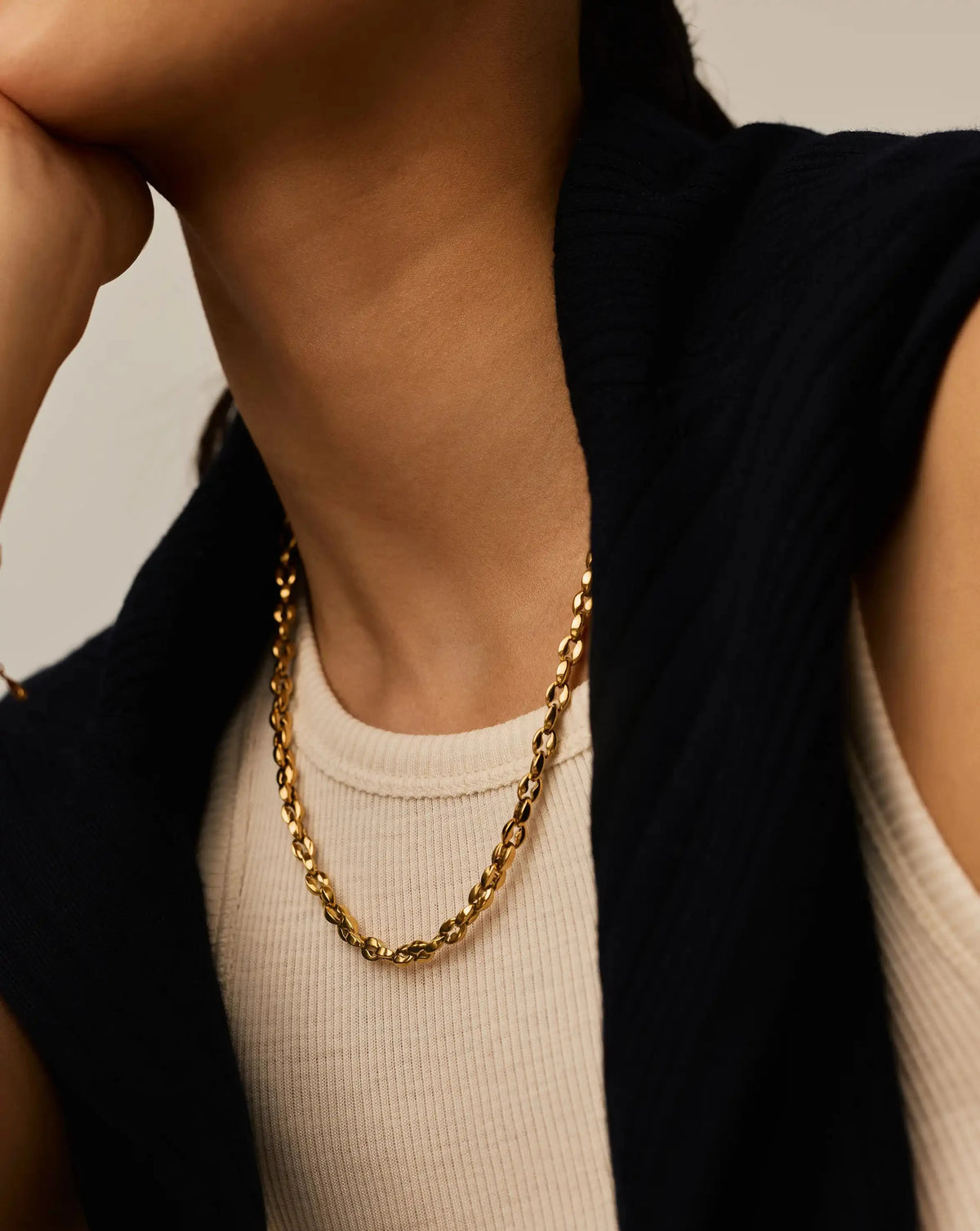 Mariner Medium Chain Necklace | 18k Gold Plated Necklaces Missoma 