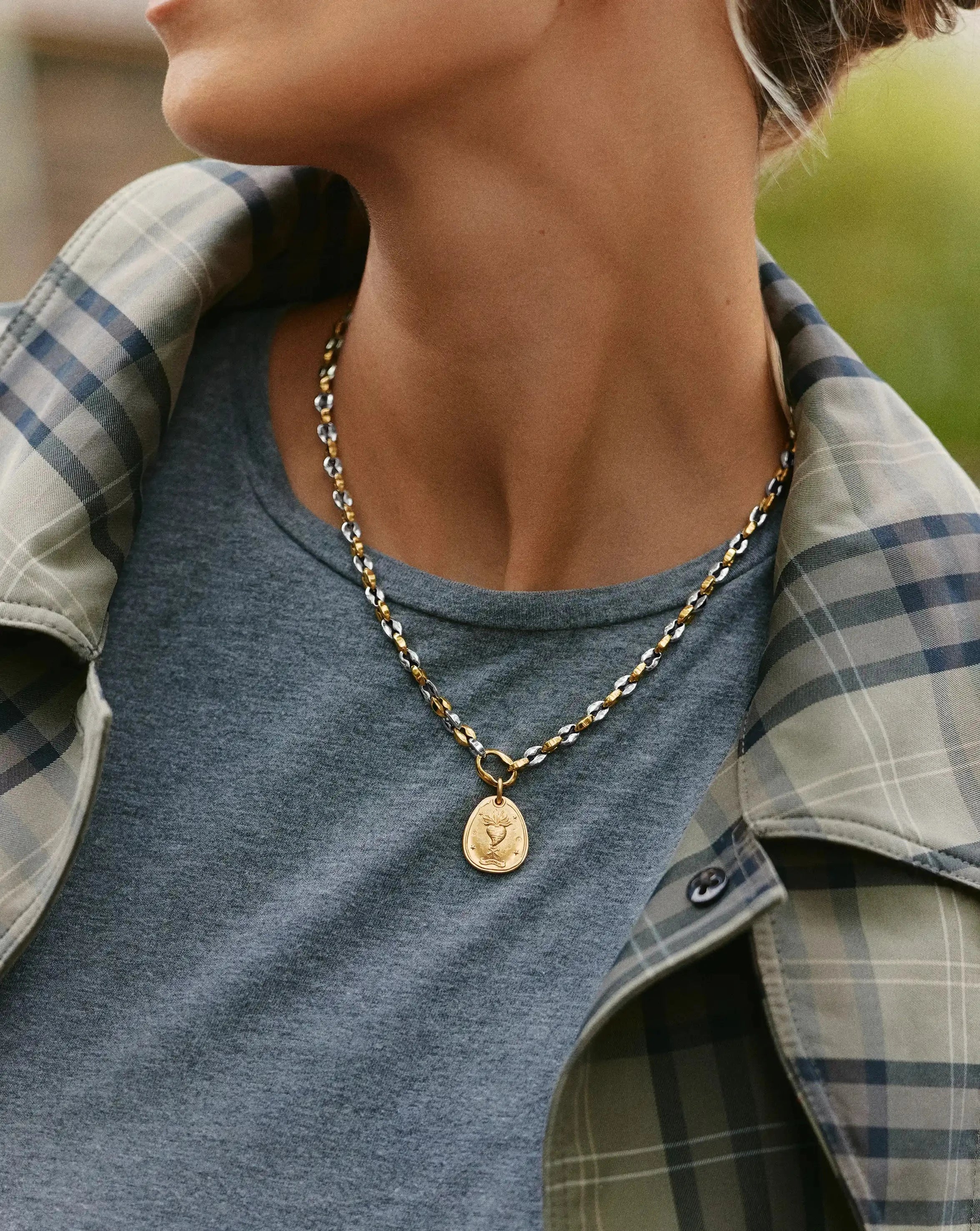 Mariner Short Chain Necklace | 18k Gold Plated/Platinum Plated Necklaces Missoma 