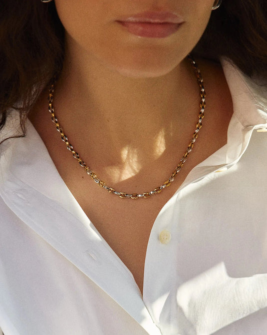 Mariner Short Chain Necklace | 18k Gold Plated/Platinum Plated Necklaces Missoma 