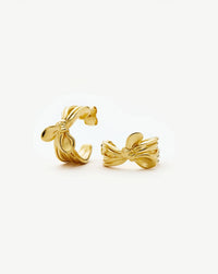 MARKGONG Bow Hoop Earrings | 18k Gold Plated Earrings Missoma 
