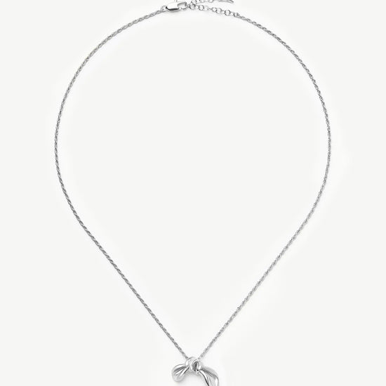 MARKGONG Bow Pendant Necklace | Silver Plated Necklaces Missoma 