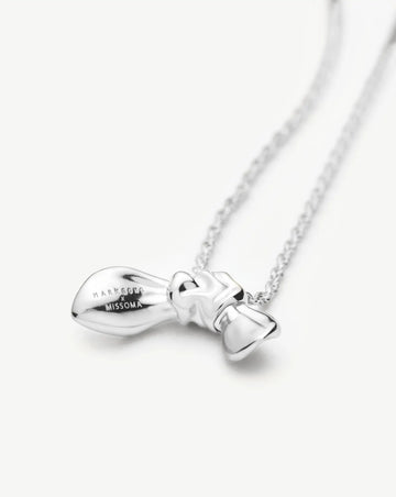 MARKGONG Bow Pendant Necklace | Silver Plated Necklaces Missoma 