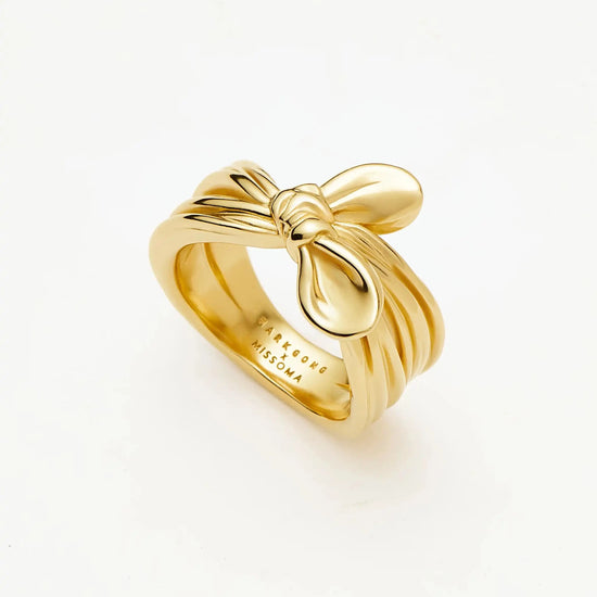 MARKGONG Bow Ring | 18k Gold Plated Rings Missoma 