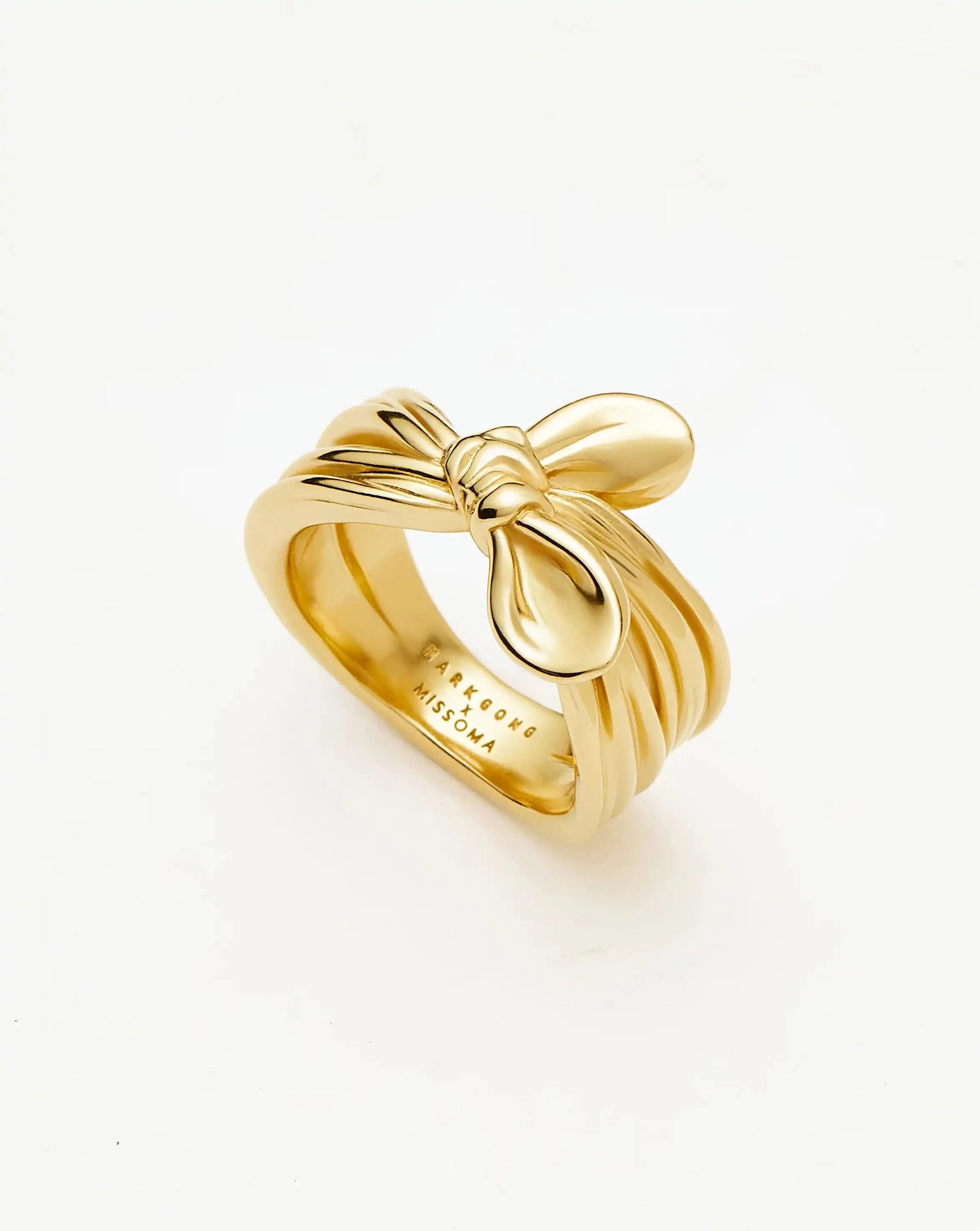 MARKGONG Bow Ring | 18k Gold Plated Rings Missoma 