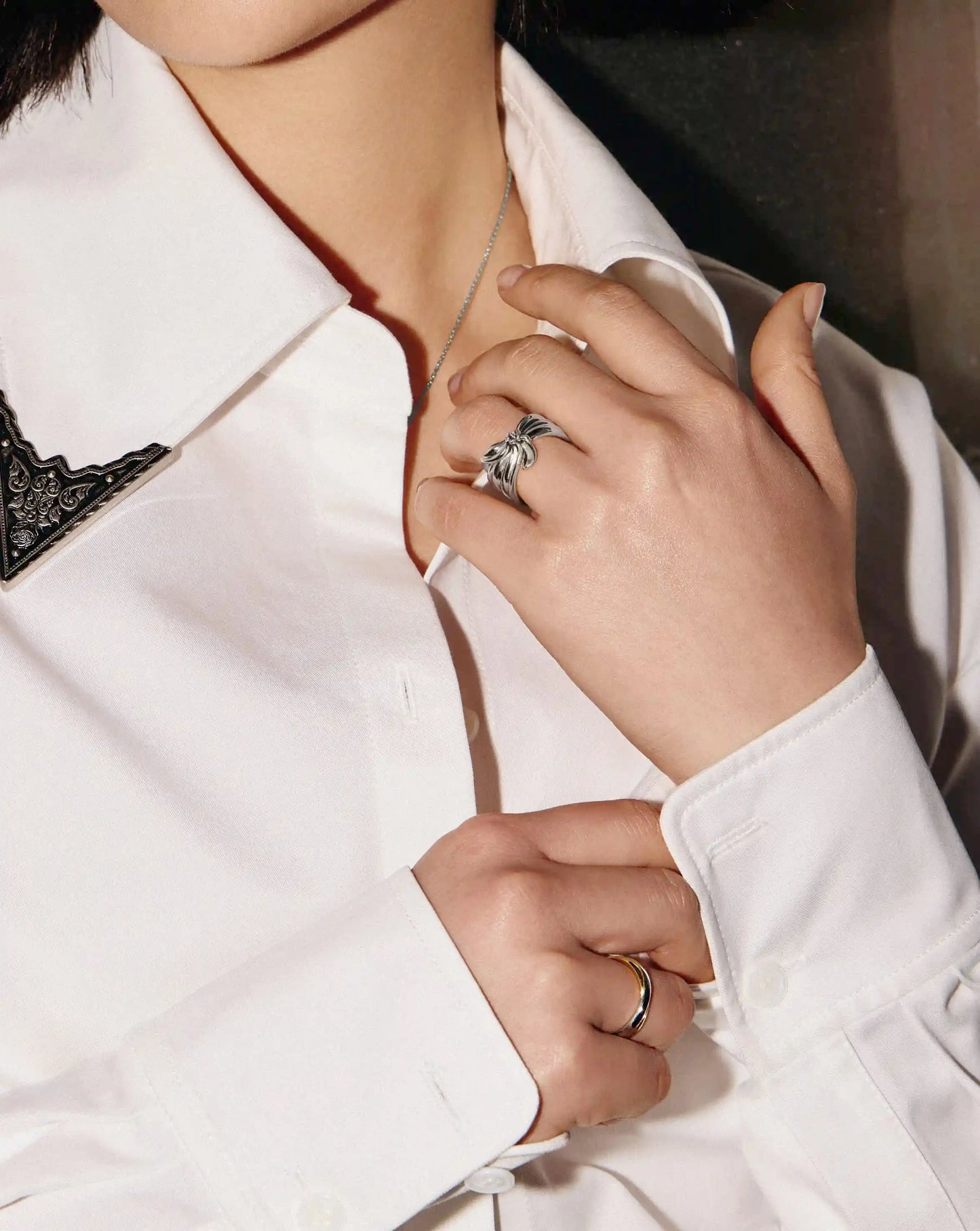 MARKGONG Bow Ring | Silver Plated Rings Missoma 