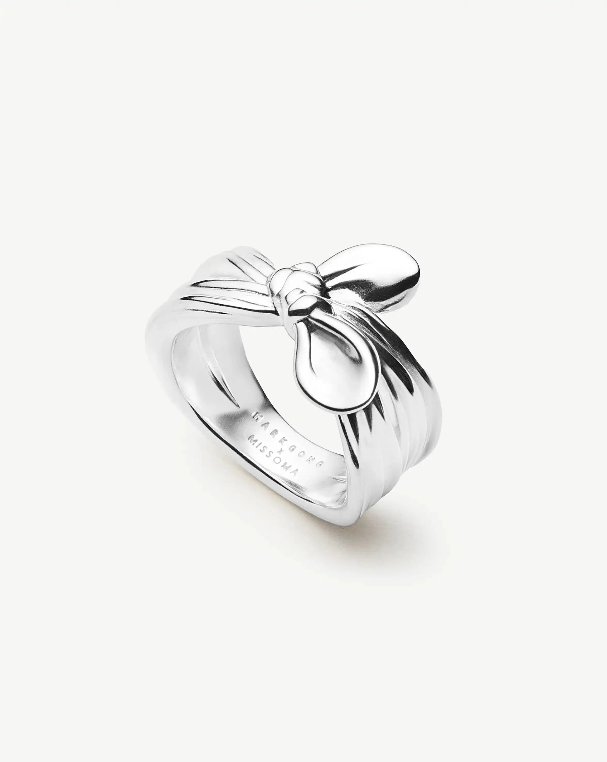 MARKGONG Bow Ring | Silver Plated Rings Missoma 