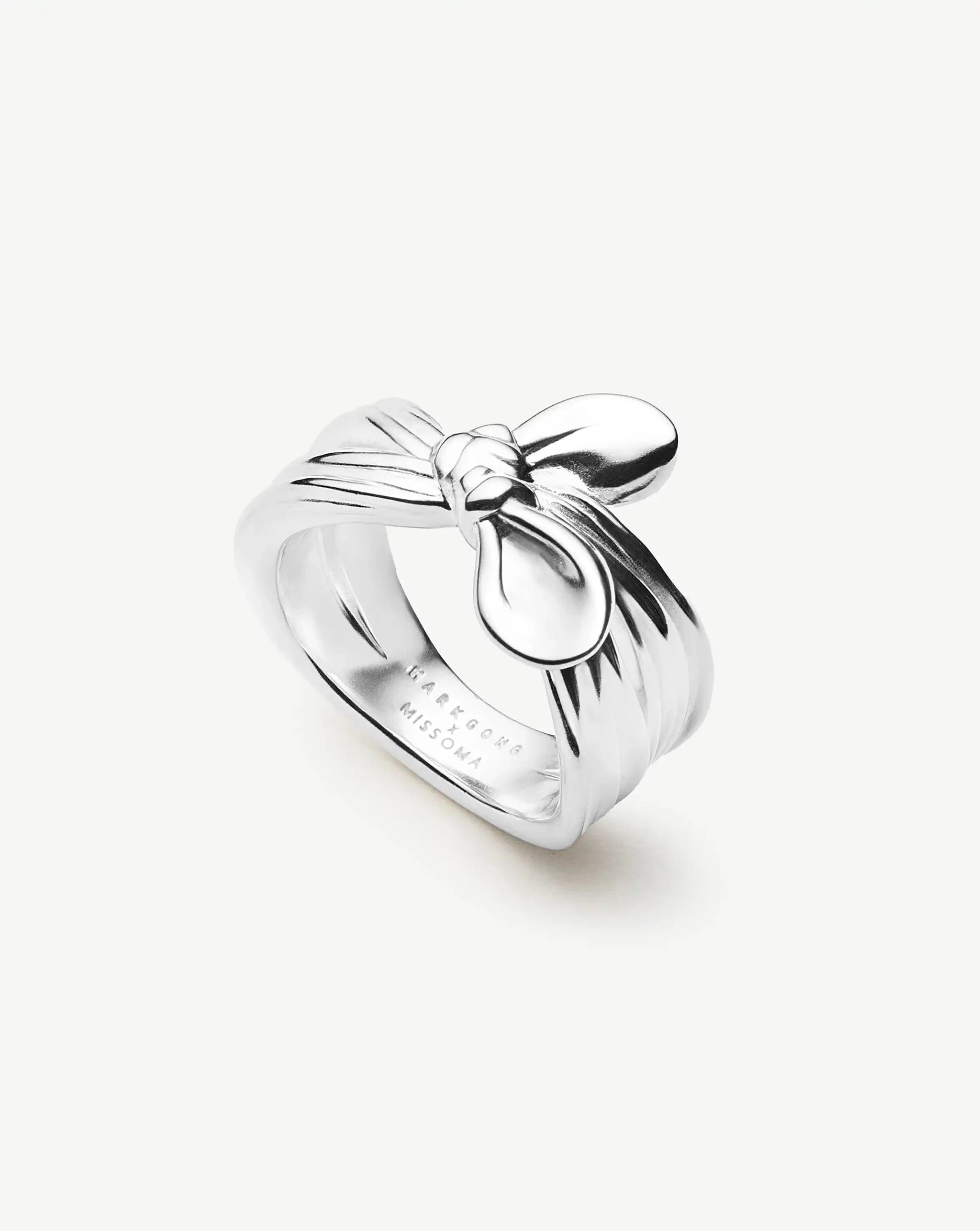 MARKGONG Bow Ring | Silver Plated Rings Missoma 