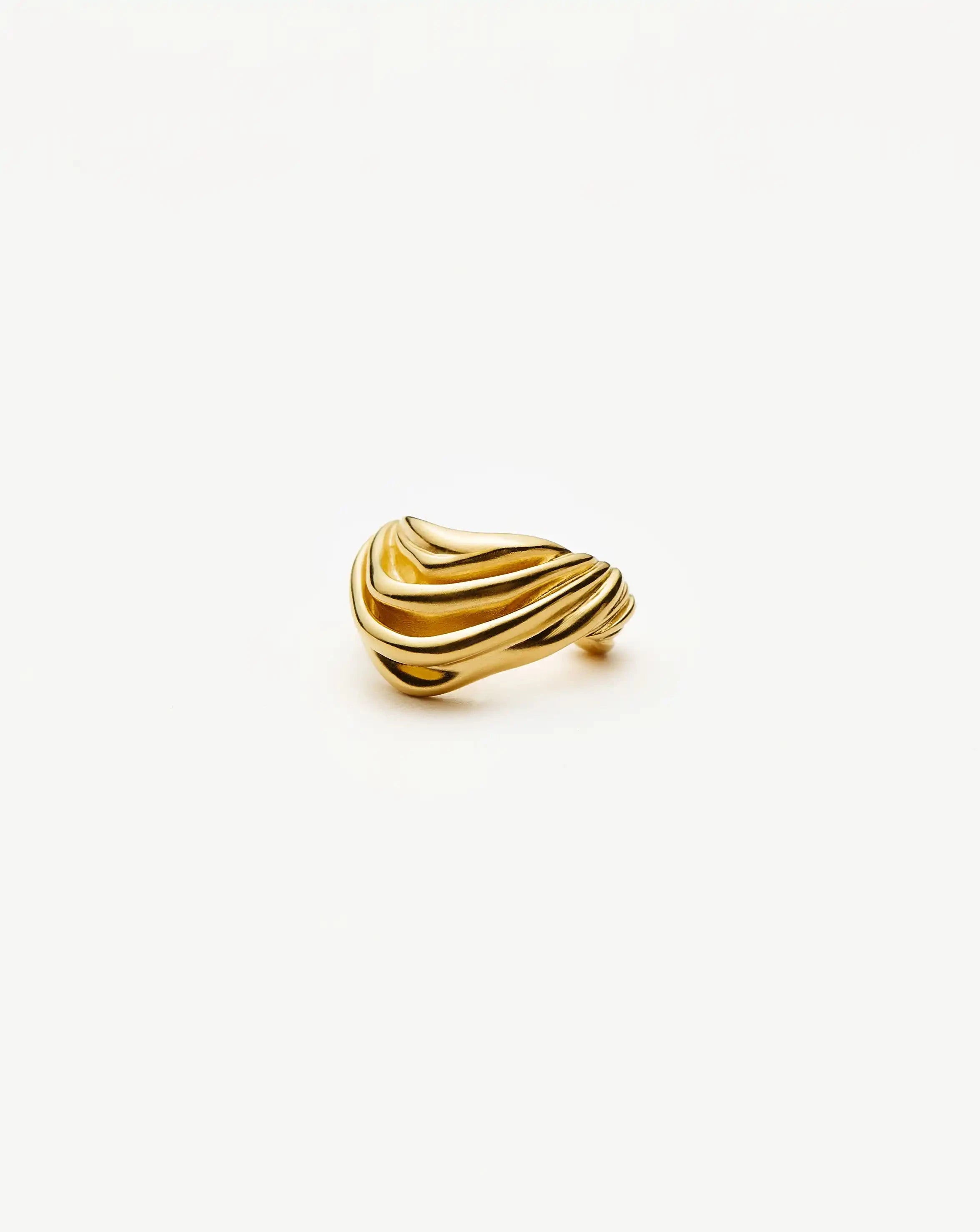 MARKGONG Draped Ear Cuff | 18k Gold Plated Earrings Missoma 