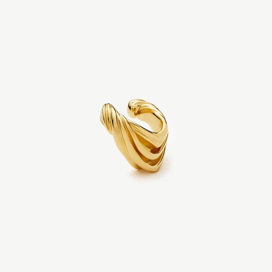 MARKGONG Draped Ear Cuff | 18k Gold Plated Earrings Missoma 