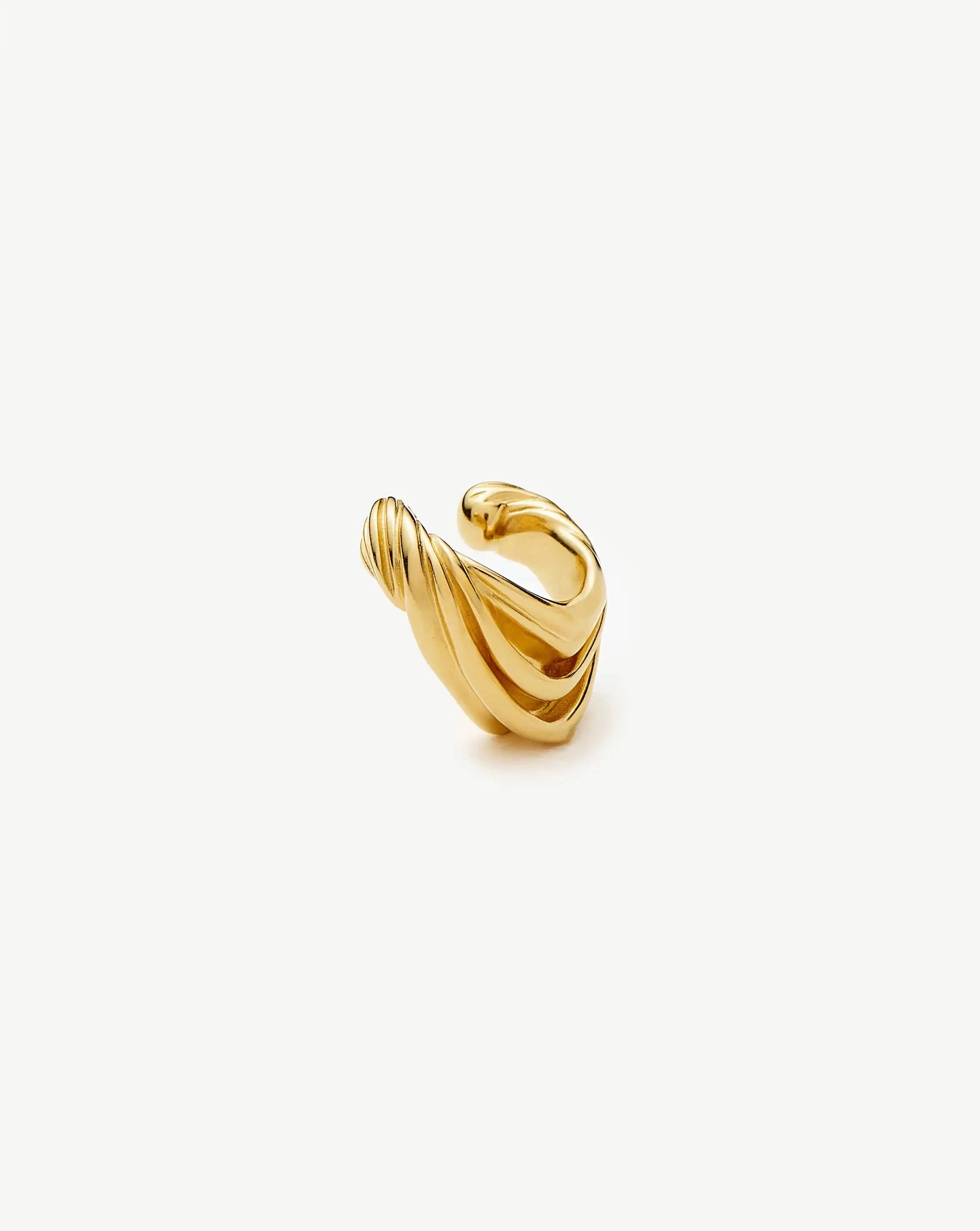 MARKGONG Draped Ear Cuff | 18k Gold Plated Earrings Missoma 