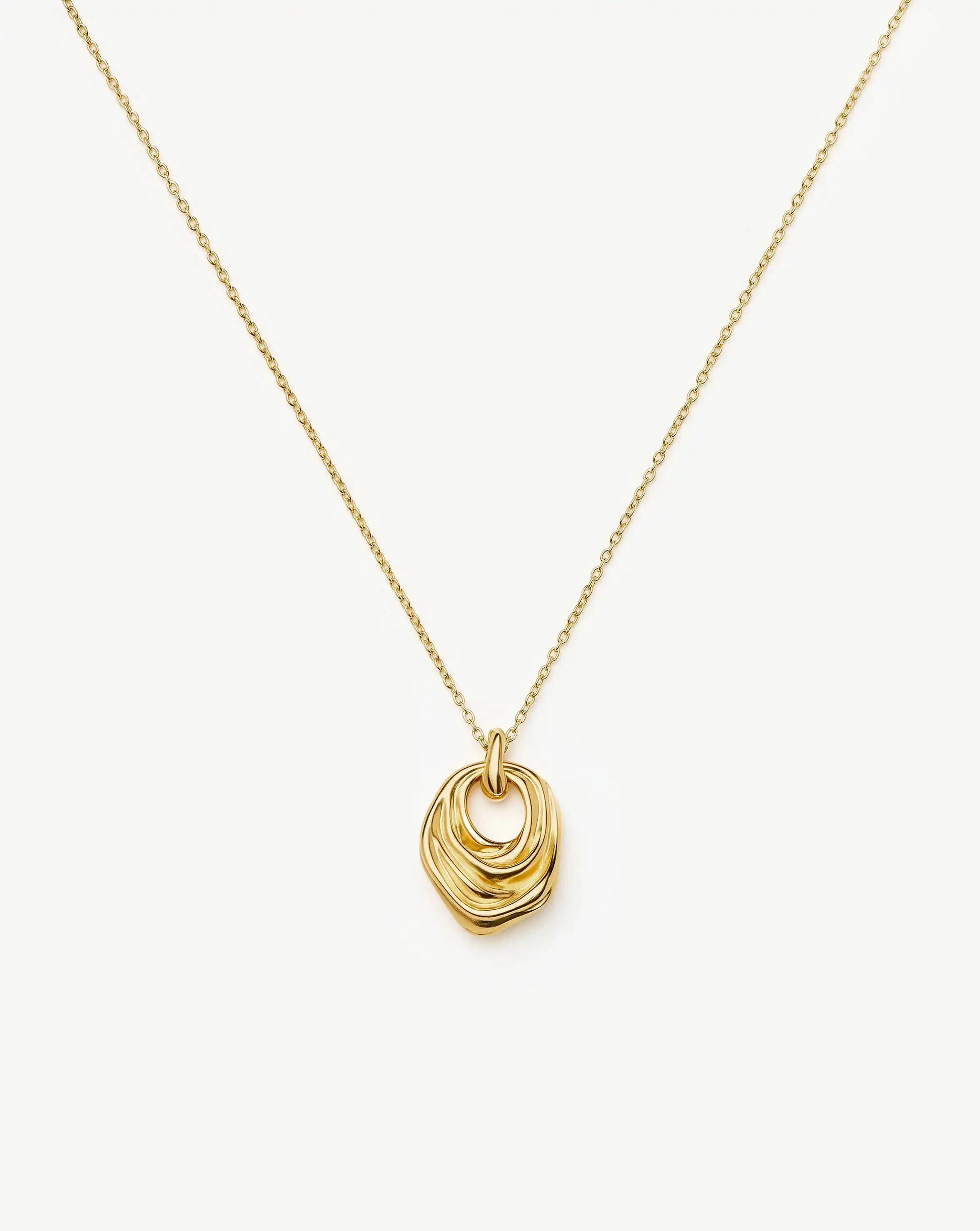 MARKGONG Draped Pendant Necklace | 18k Gold Plated Necklaces Missoma 