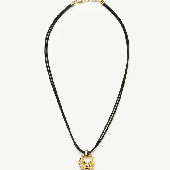 MARKGONG Draped Statement Cord Necklace | 18k Gold Plated Necklaces Missoma 