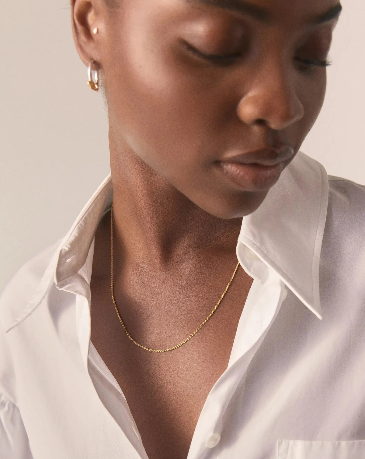 Medium Rope Chain Necklace | 18k Gold Plated Necklaces Missoma 