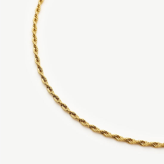Medium Rope Chain Necklace | 18k Gold Plated Necklaces Missoma 