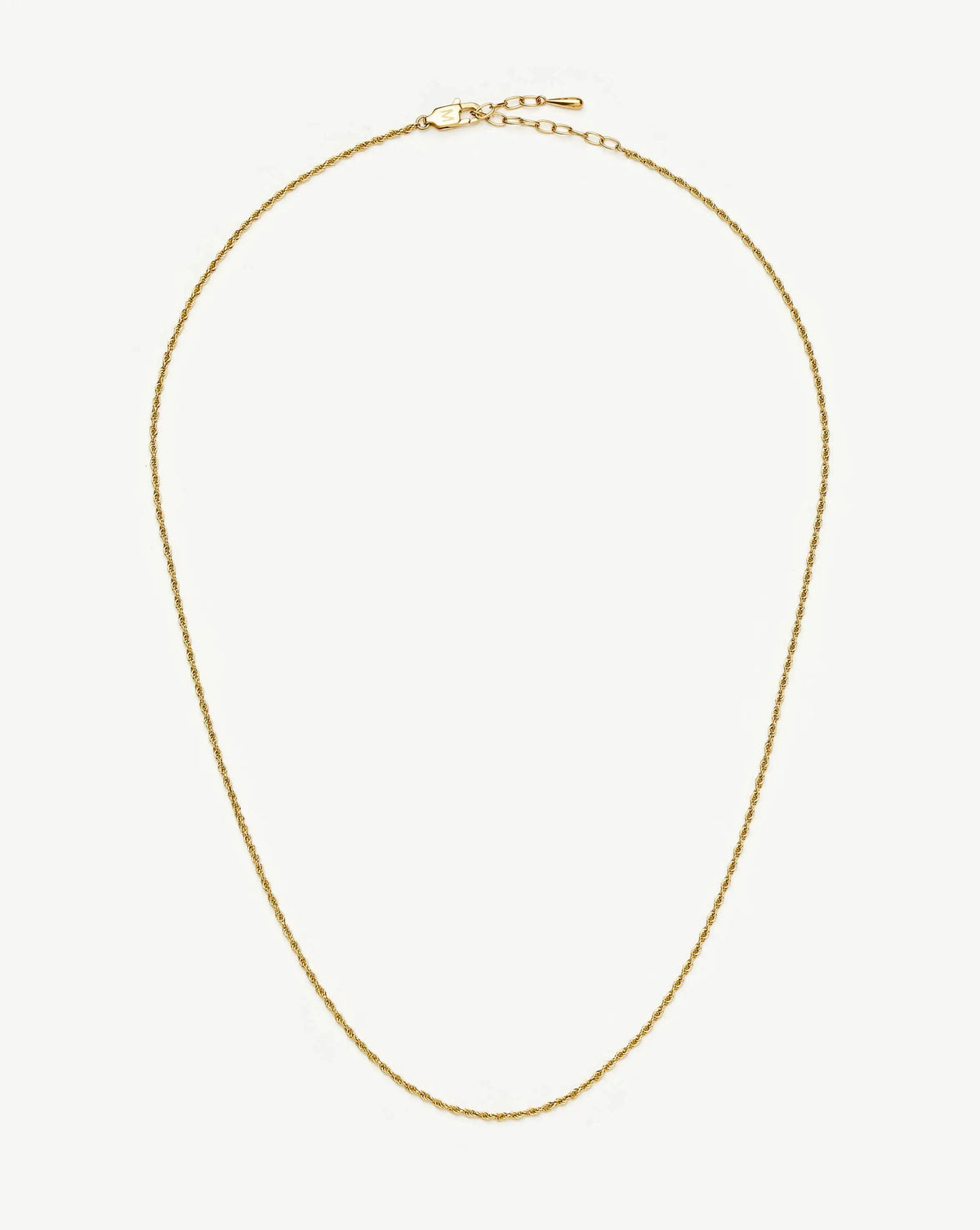Medium Rope Chain Necklace | 18k Gold Plated Necklaces Missoma 