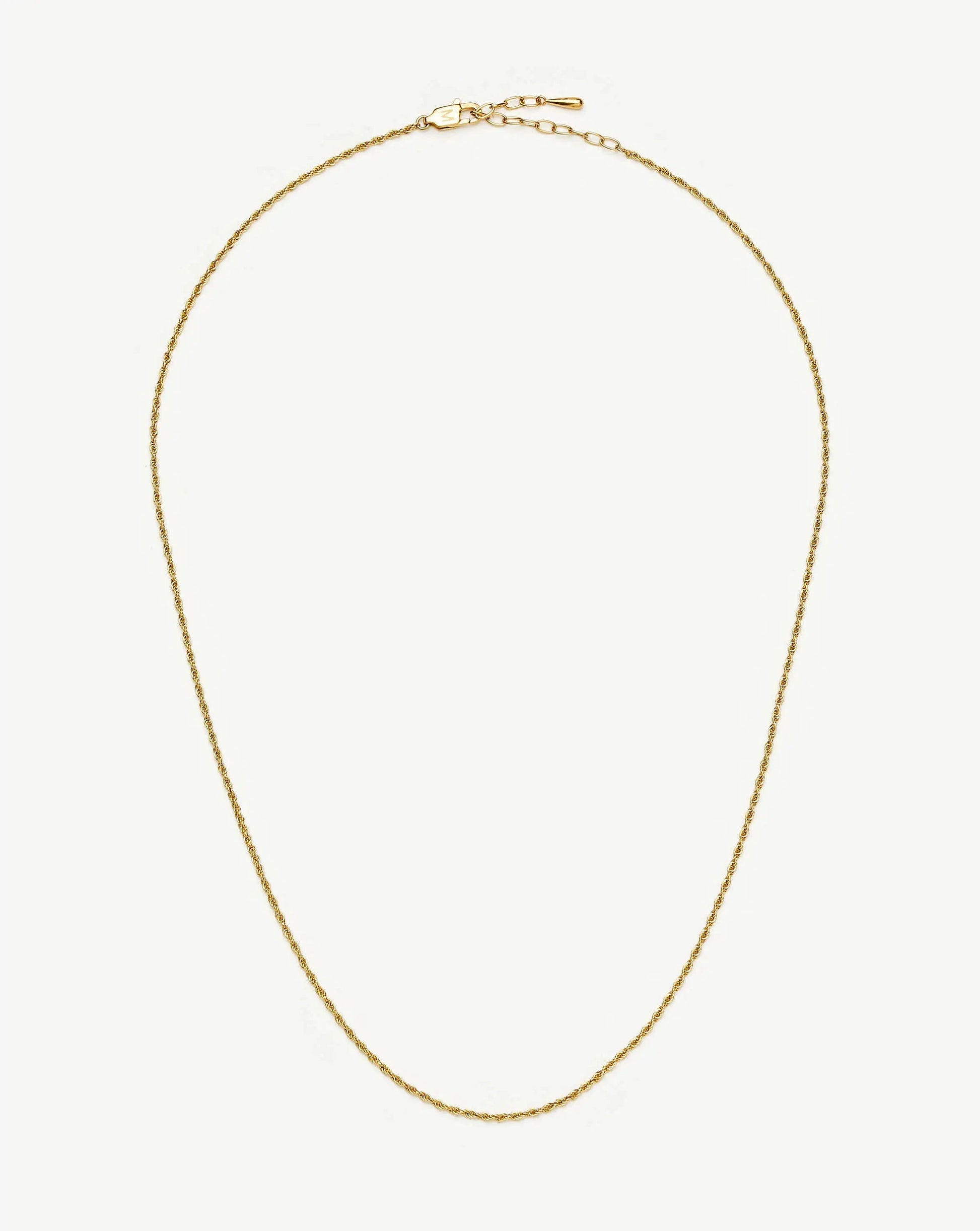 Medium Rope Chain Necklace | 18k Gold Plated Necklaces Missoma 